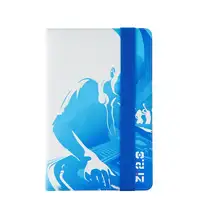 Ziron ZR112 funda para tablet 20,3 cm (8") Folio Azul, Blanco