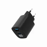 Gembird TA-UC-PDQC30LCD-BK-01 cargador de dispositivo móvil Smartphone, Reloj inte