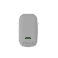 Celly UPTC1USBC65WCTC cargador de dispositivo móvil Smartphone, Tableta Blanco USB