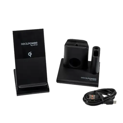 RealPower ChargeAIR Connect Smartphone, Reloj inteligente, Tableta Negro USB Carga