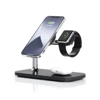 RealPower ChargeAIR Mag Smartphone, Reloj inteligente, Tableta Negro USB Cargador