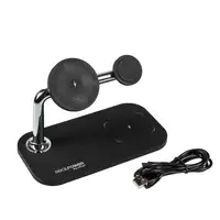 RealPower ChargeAIR Mag Smartphone, Reloj inteligente, Tableta Negro USB Cargador