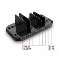 Lindy 73435 cargador de dispositivo móvil Smartphone, Tableta Negro Corriente alte