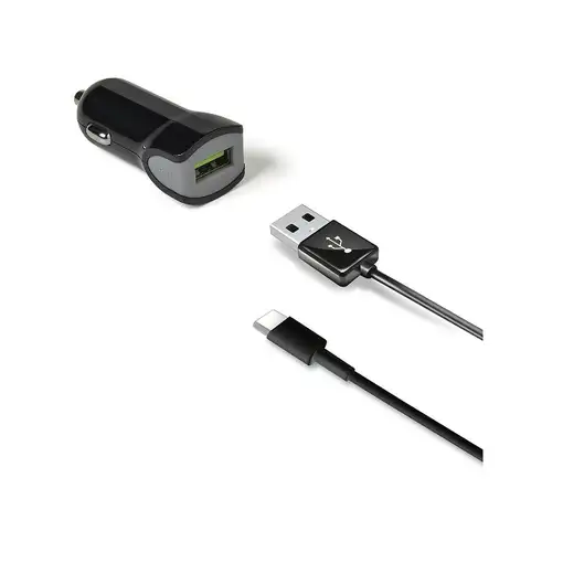 Celly CCUSBTYPEC cargador de dispositivo móvil Smartphone, Tableta Negro Encendedo