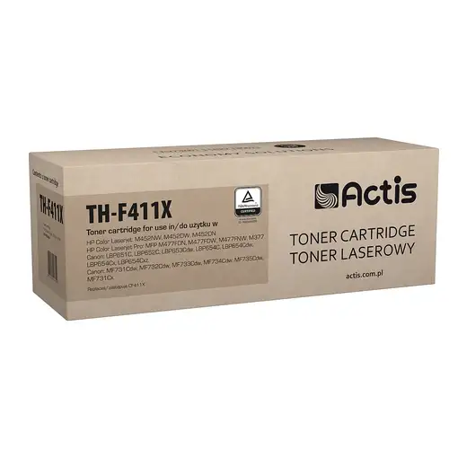 Actis TH-F411X (repuesto HP 410X CF411X; Estándar; 5000 páginas; azul)