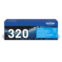 Brother TN-320C cartucho de tóner 1 pieza(s) Original Cian