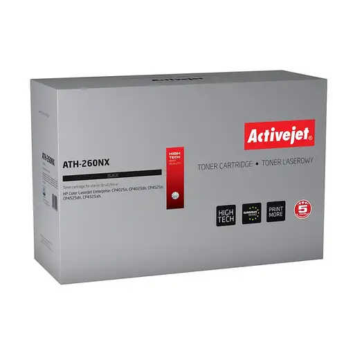 Activejet ATH-260NX (repuesto HP 649X CE260X; Supreme; 17000 páginas; negro)