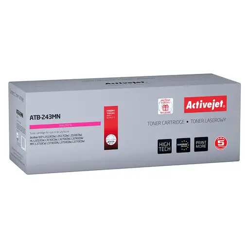 Activejet Cartucho de tóner ATB-243MN (reemplazo de Brother TN-243M; estándar; 100