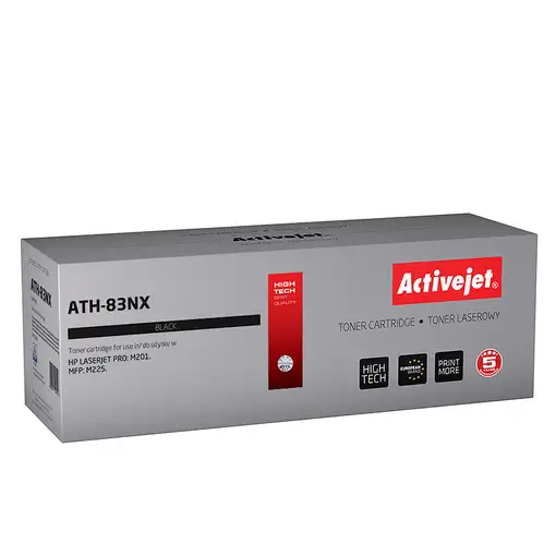 Activejet ATH-83NX (repuesto HP 83X CF283X; Supreme; 2200 páginas; negro)