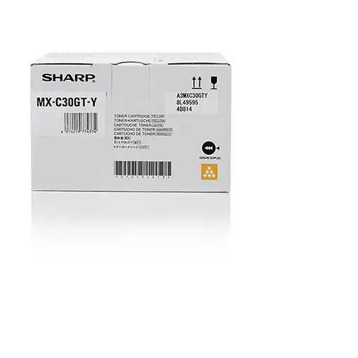 Sharp MXC30GTY cartucho de tóner 1 pieza(s) Original Amarillo