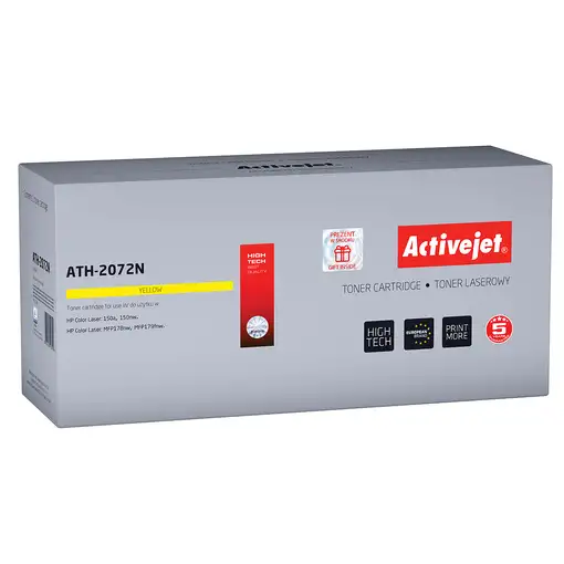 Activejet ATH-2072N (repuesto HP 117A 2072A; Supreme; 700 páginas; amarillo)