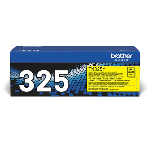 Brother TN-325Y cartucho de tóner 1 pieza(s) Original Amarillo