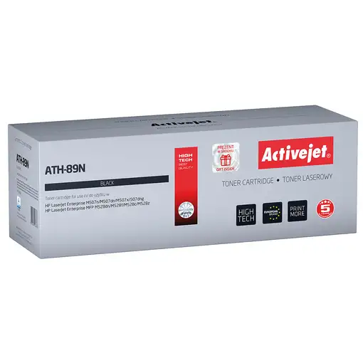 Activejet Tóner de impresora ATH-89N para HP; repuesto HP CF289A; Supreme; 5000 pá