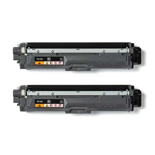 Brother TN-242BKTWIN cartucho de tóner 2 pieza(s) Original Negro