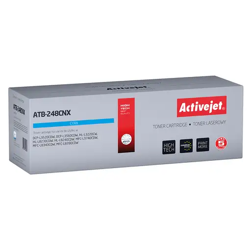 Activejet ATB-248CNX Toner para impresoras Brother; Recambio Brother TN248XLC; Sup