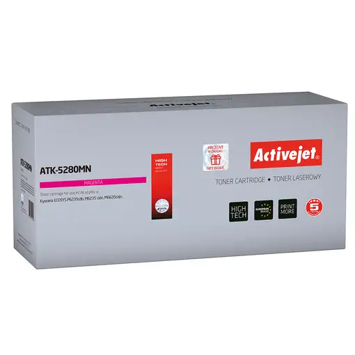 Activejet Cartucho de tóner ATK-5280MN (repuesto Kyocera TK-5280M; Supreme; 11000;