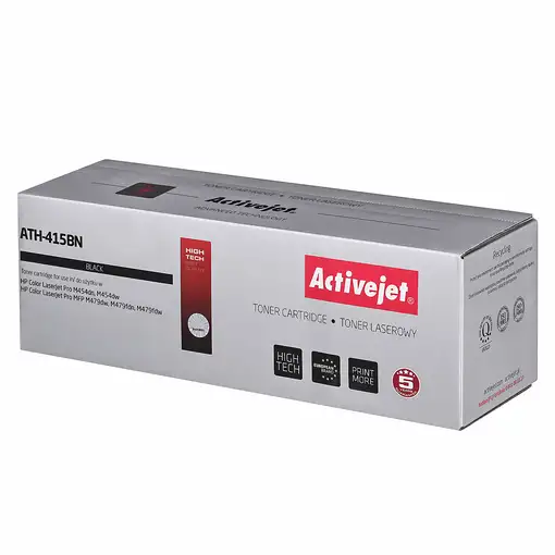 Activejet Tóner de impresora ATH-415BN para HP; recambio HP 415A W2030A; Supreme;