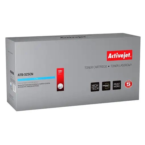 Activejet ATB-325CN (repuesto Brother TN-325C; Supreme; 3500 páginas; azul)