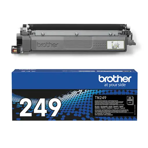Brother TN-249BK cartucho de tóner 1 pieza(s) Original Negro
