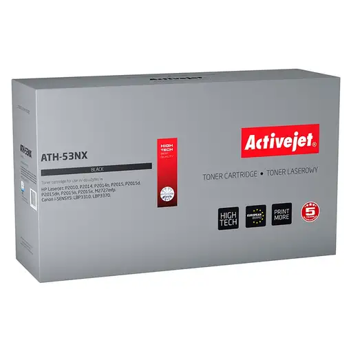 Activejet ATH-53NX (repuesto HP 53X Q7553X, Canon CRG-715H; Supreme; 7900 páginas;