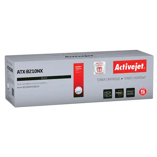 Activejet Cartucho de tóner ATX-B210NX (tóner de sustitución para Xerox 106R04347;