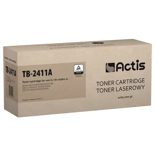 Actis TB-2411A (reemplazo de Brother TN-2411; estándar; 1200 páginas; negro)