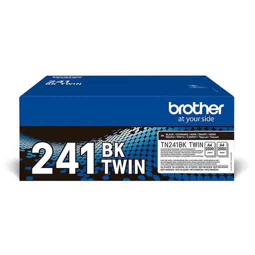 Brother TN-241BKTWIN cartucho de tóner 2 pieza(s) Original Negro