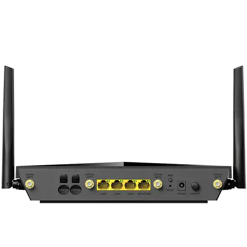 Cudy P5 router inalámbrico Gigabit Ethernet Doble banda (2,4 GHz / 5 GHz) 5G Negro