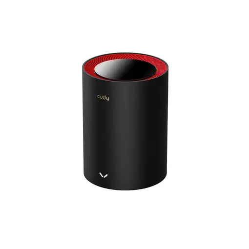 Cudy M3000 Doble banda (2,4 GHz / 5 GHz) Wi-Fi 6 (802.11ax) Negro, Rojo 1 Interno