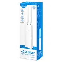 Cudy LT500 router inalámbrico Ethernet rápido Doble banda (2,4 GHz / 5 GHz) 4G Bla