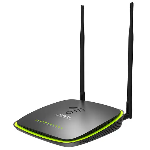 Tenda D1201 router inalámbrico Gigabit Ethernet Doble banda (2,4 GHz / 5 GHz) Negr