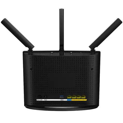 Tenda AC15 router inalámbrico Gigabit Ethernet Doble banda (2,4 GHz / 5 GHz) Negro