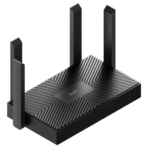 Cudy WR1500 router inalámbrico Gigabit Ethernet Doble banda (2,4 GHz / 5 GHz) Negr