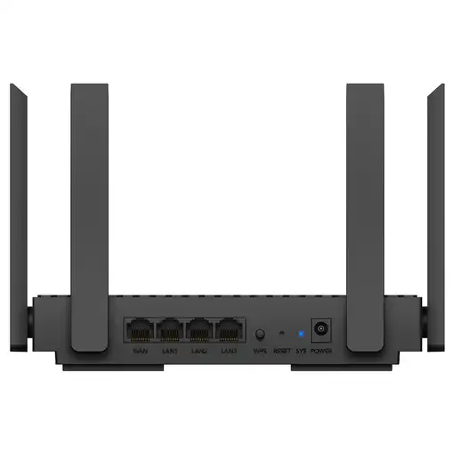 Cudy WR1500 router inalámbrico Gigabit Ethernet Doble banda (2,4 GHz / 5 GHz) Negr