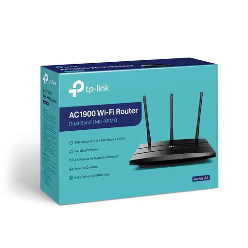 TP-Link Archer A8 router inalámbrico Gigabit Ethernet Doble banda (2,4 GHz / 5 GHz