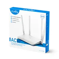 Cudy WR1300 router inalámbrico Gigabit Ethernet Doble banda (2,4 GHz / 5 GHz) Blan