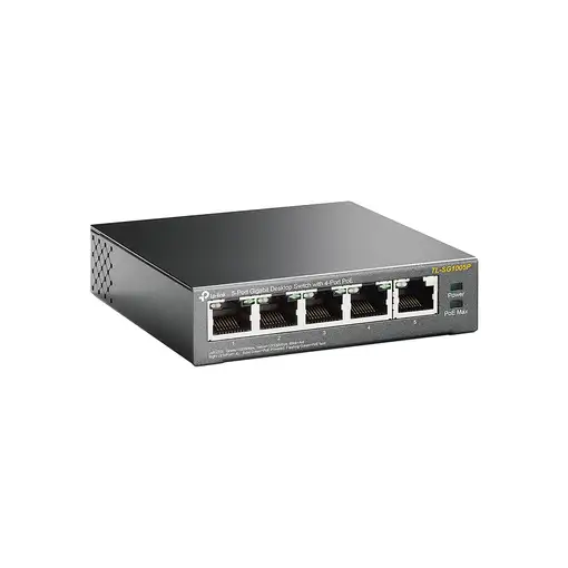 TP-Link TL-SG1005P No administrado Gigabit Ethernet (10/100/1000) Energía sobre Et