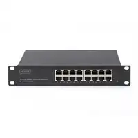 Digitus Conmutador Gigabit de 16 puertos, 10 pulgadas, no gestionado
