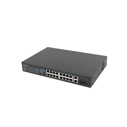 Lanberg RSFE-16P-2C-150 switch No administrado Gigabit Ethernet (10/100/1000) Ener