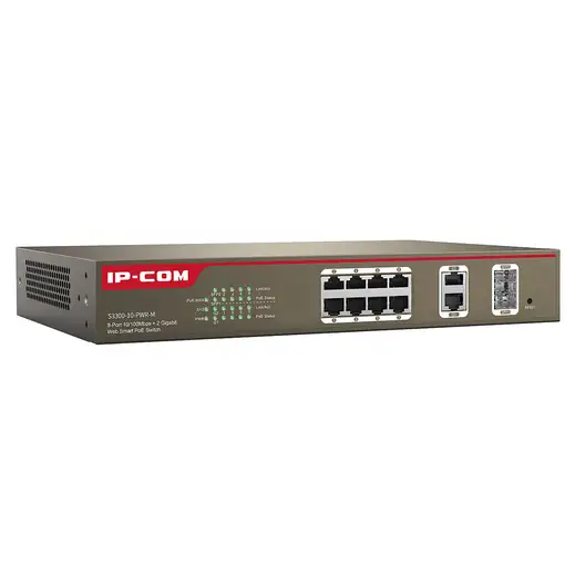 IP-COM Networks S3300-10-PWR-M switch Gestionado L2 Fast Ethernet (10/100) Energía