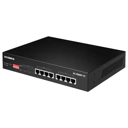 Edimax GS-1008PL V2 switch Gestionado L2 Gigabit Ethernet (10/100/1000) Energía so