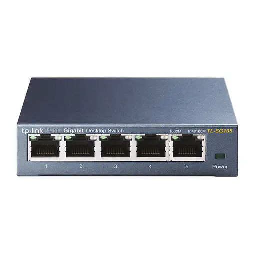 TP-Link TL-SG105 No administrado Gigabit Ethernet (10/100/1000) Negro