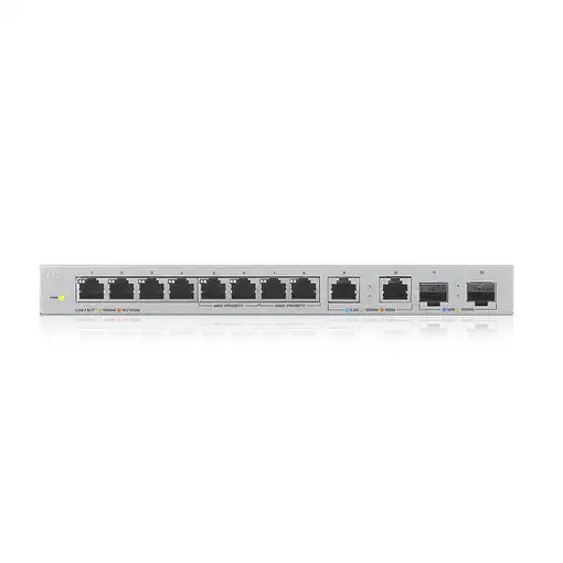 Zyxel XGS1010-12-ZZ0102F switch No administrado Gigabit Ethernet (10/100/1000) Gri
