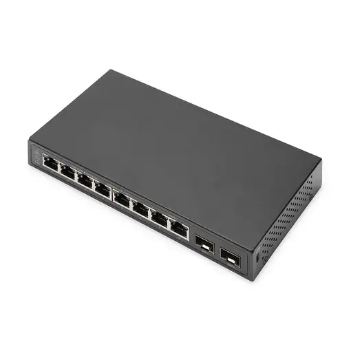 Digitus 8 puertos Gigabit + 2 puertos Gigabit SFP