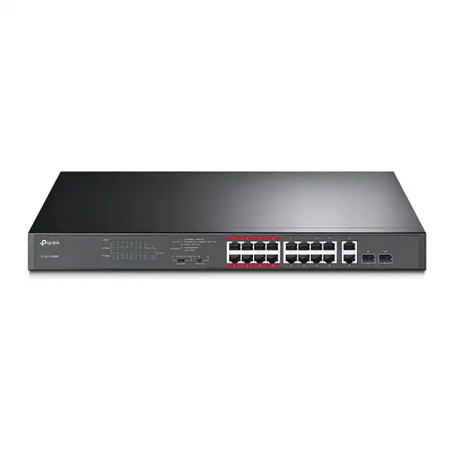 TP-Link TL-SL1218MP switch No administrado Fast Ethernet (10/100) Energía sobre Et
