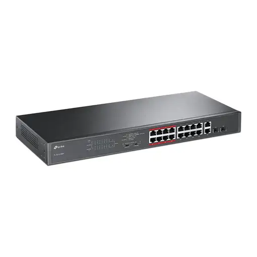 TP-Link TL-SL1218MP switch No administrado Fast Ethernet (10/100) Energía sobre Et