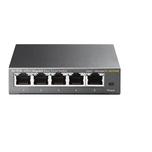 TP-Link TL-SG105E Gestionado L2 Gigabit Ethernet (10/100/1000) Negro