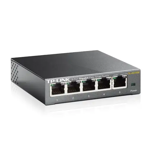 TP-Link TL-SG105E Gestionado L2 Gigabit Ethernet (10/100/1000) Negro