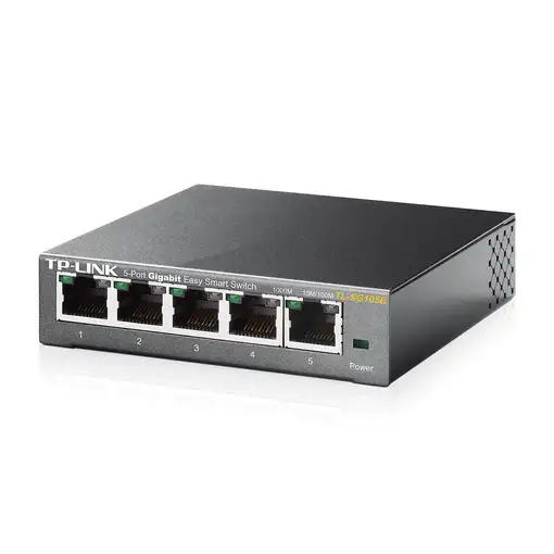 TP-Link TL-SG105E Gestionado L2 Gigabit Ethernet (10/100/1000) Negro