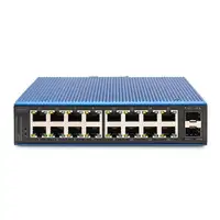 Digitus Conmutador de red Ethernet Gigabit de 16 puertos, industrial, no gestionad